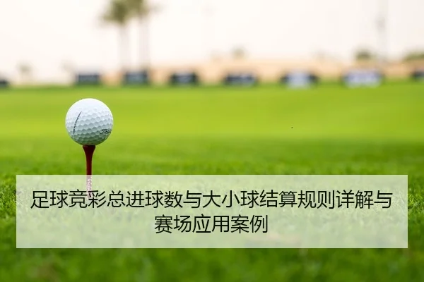 足球竞彩总进球数与大小球结算规则详解与赛场应用案例